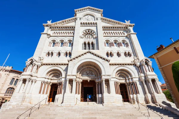 Cathédrale Saint Nicolas Monaco Cathédrale Notre Dame Immaculée Est Cathédrale — Photo