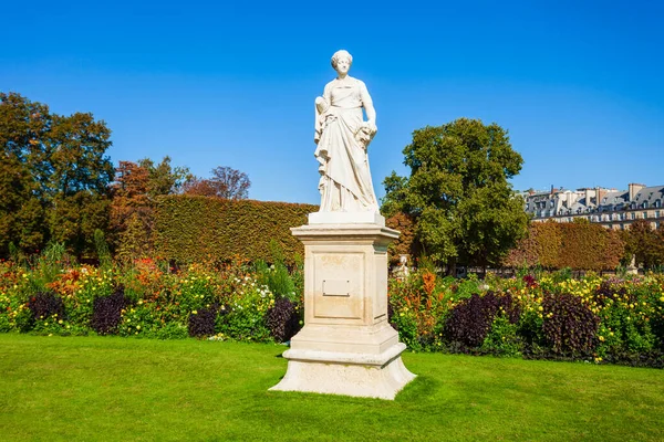 Jardin Des Tuileries Est Jardin Public Situé Près Louvre Paris — Photo