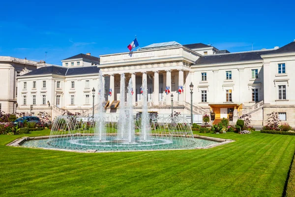 Palais Justice Gerechtsgebouw Tours Stad Loire Vallei Van Frankrijk — Stockfoto