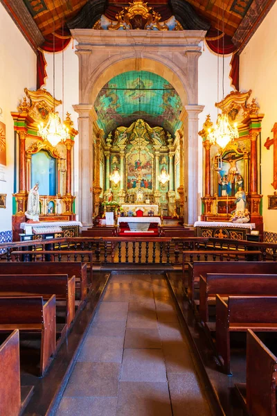 Funchal Madeira July 2014 Church Our Lady Monte Interior Madeira — Stock Photo, Image