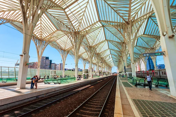 Lisbon Portugal June 2014 Gare Oriente Lisbon Oriente Station One — Stock Photo, Image