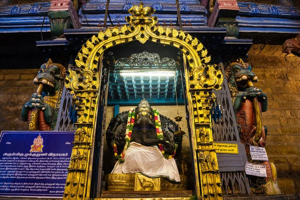 Madurai India March 2012 Ganesha Murti Meenakshi Temple Historic Hindu — стокове фото