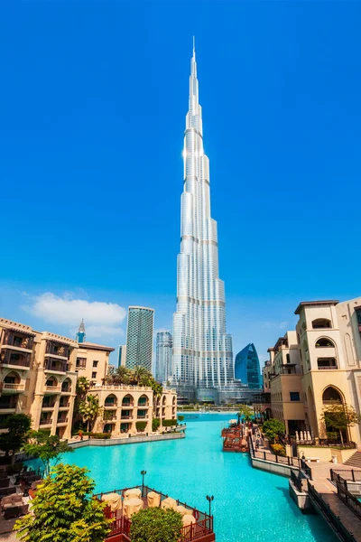 Dubai Emiratos Árabes Unidos Febrero 2019 Burj Khalifa Khalifa Tower —  Fotos de Stock