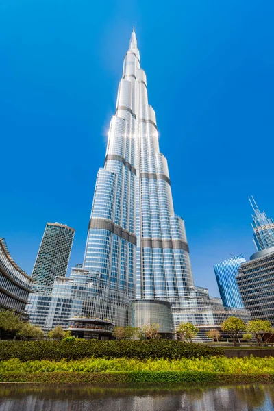 Dubai Uae February 2019 Burj Khalifa Або Khalifa Tower Хмарочос — стокове фото