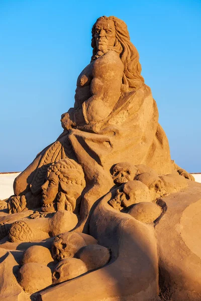 Antalya Turkey September 2014 Sandland Sand Sculpture Museum Open Air — Stock Photo, Image