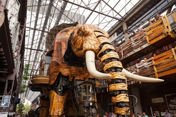 Nantes Francia Septiembre 2018 Machines Isle Nantes Proyecto Artístico Turístico — Foto de Stock