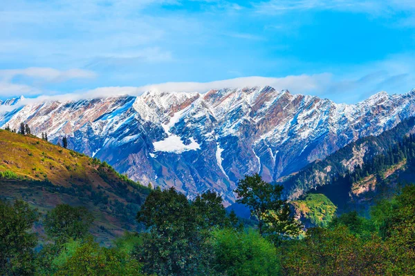 Rohtang Pass Гірський Перевал Хребті Пір Панджал Гімалаях Поблизу Маналі — стокове фото