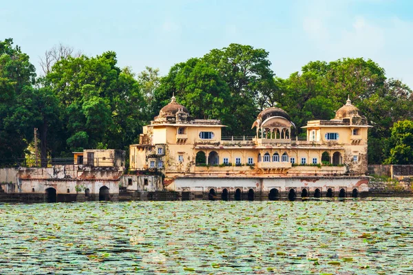 Sukh Mahal Een Paleis Aan Het Meer Jet Sagar Indiase — Stockfoto