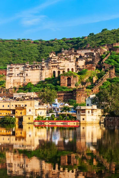 Garh Palace Palacio Medieval Situado Ciudad Bundi Estado Rajastán India — Foto de Stock