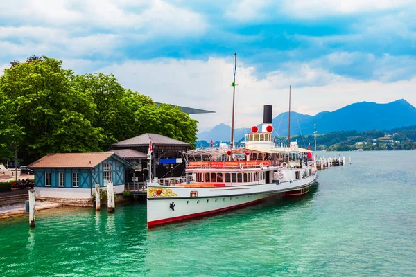 Tourist Cruise Boat Lucerne Lake Lucerne Luzern City Central Switzerland — Stock Photo, Image