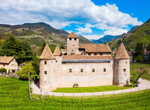 Κάστρο Maretsch Castel Mareccio Είναι Ένα Μεσαιωνικό Φρούριο Στο Ιστορικό — Φωτογραφία Αρχείου