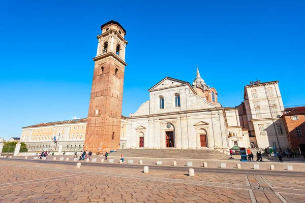 Turin Cathedral Eller Duomo Torino Eller Cattedrale San Giovanni Battista — Stockfoto