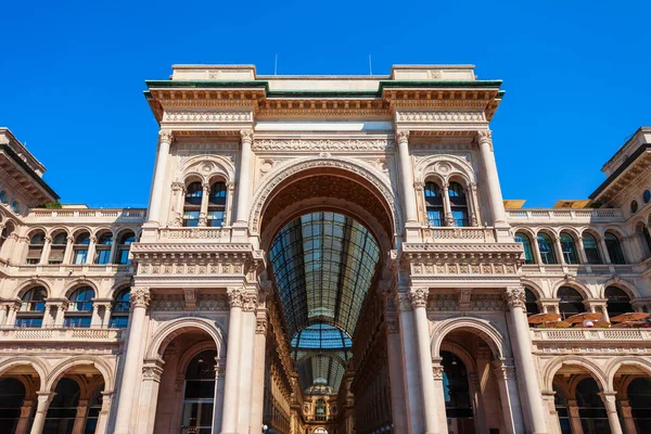 Galleria Vittorio Emanuele Oldest Active Shopping Mall Major Landmark Milan — Stock Photo, Image