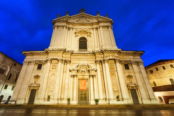 Nova Catedral Duomo Nuovo Cidade Bréscia Norte Itália — Fotografia de Stock