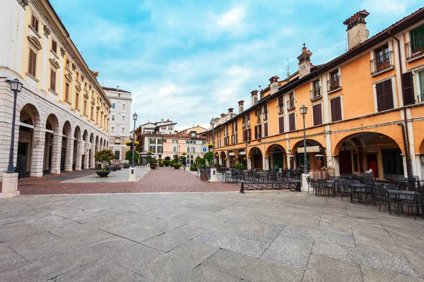 Piazza Del Mercato Market Square One Main Squares Brescia City — Stock Photo, Image