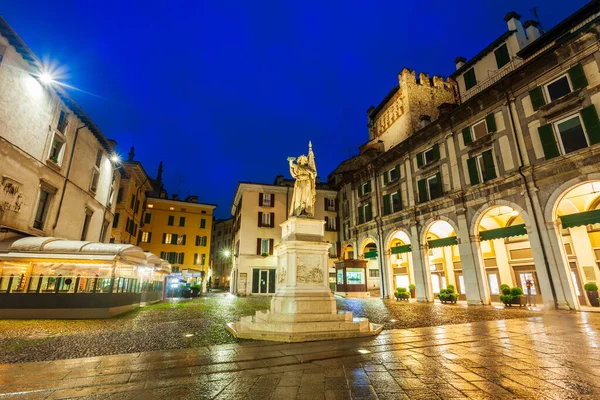 Piazza Della Loggia Ist Einer Der Hauptplätze Der Stadt Brescia — Stockfoto