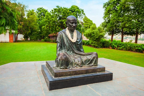 Ahmedabad India September 2019 Mahatma Gandhi Standbeeld Sabarmati Gandhi Ashram — Stockfoto