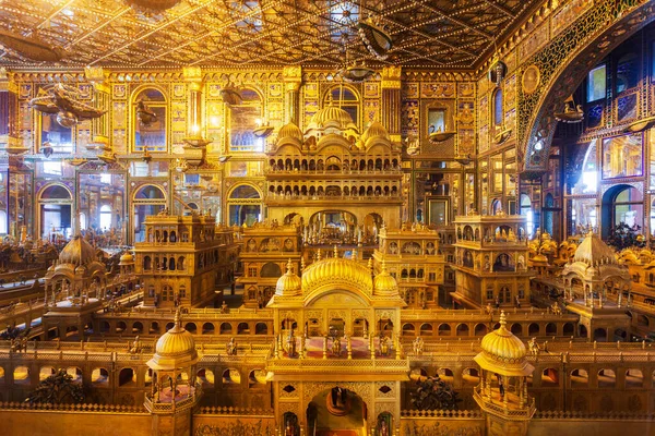 Ajmer India Setembro 2019 Digamber Jain Temple Soniji Nasiyan Templo — Fotografia de Stock