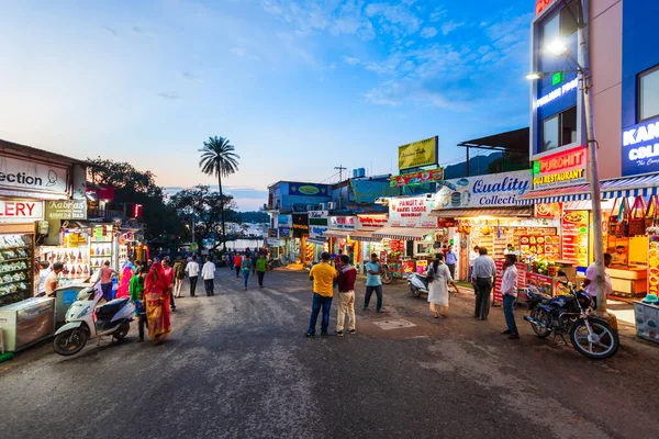 Mount Abu India Wrzesień 2019 Ulica Handlowa Mount Abu Stacja — Zdjęcie stockowe