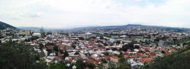 Panoramik fotoğraf Tiflis Gürcistan