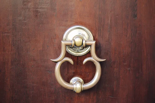 Old Doorbell Wood Background — Stock Photo, Image