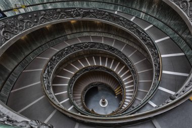 Sarmal merdiven Vatikan Müzesi, Roma - İtalya