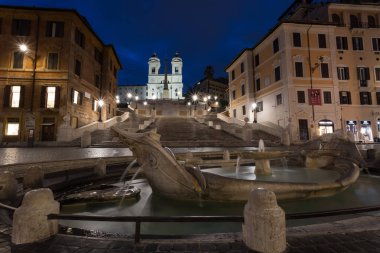 İspanyol adımları sabah, Roma, İtalya