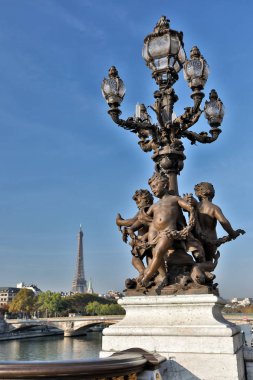 Paris güzel Alexander III Köprüsü