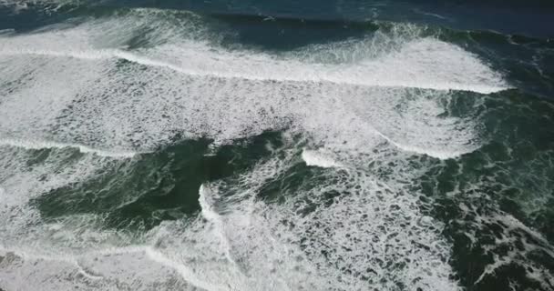 Drone Vista Una Hermosa Playa Portuguesa — Vídeo de stock