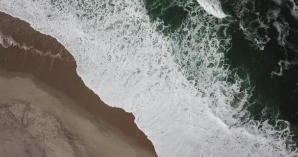 Drone Vista Una Hermosa Playa Portuguesa — Vídeo de stock