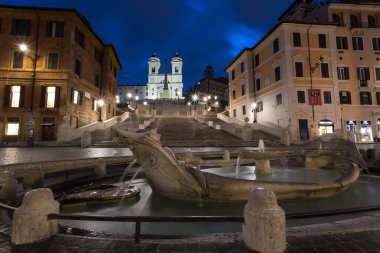 İspanyol adımları sabah, Roma, İtalya