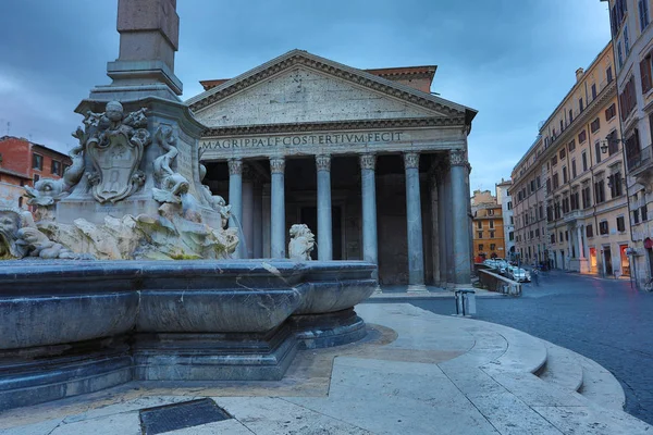 Veduta Della Basilica Del Pantheon Nel Centro Roma — Foto Stock