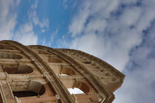 Colosseum Rome Italië Oude Roman Colosseum Een Van Belangrijkste Toeristische — Stockfoto