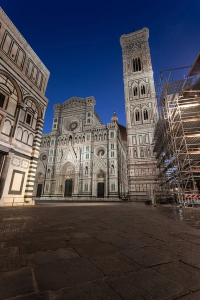 Duomo Firenze Santa Maria Del Fiore Vista Sull Alba Toscana Fotografia Stock