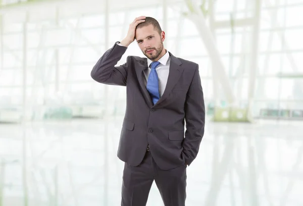 Young Business Man Portrait Office — Stock Photo, Image