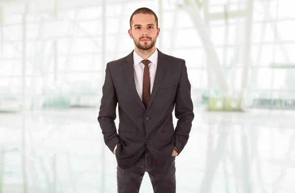 Retrato Del Hombre Negocios Feliz Oficina — Foto de Stock