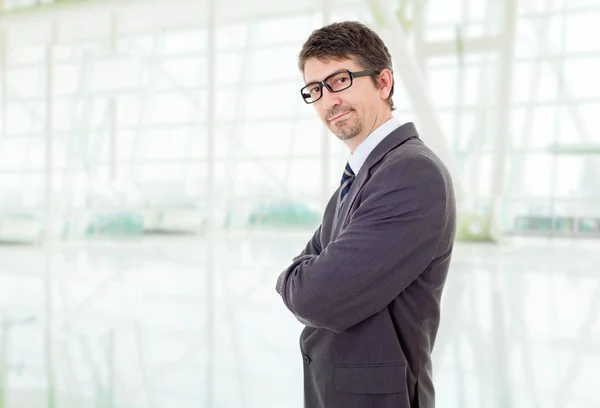 Porträt Eines Jungen Geschäftsmannes Büro — Stockfoto