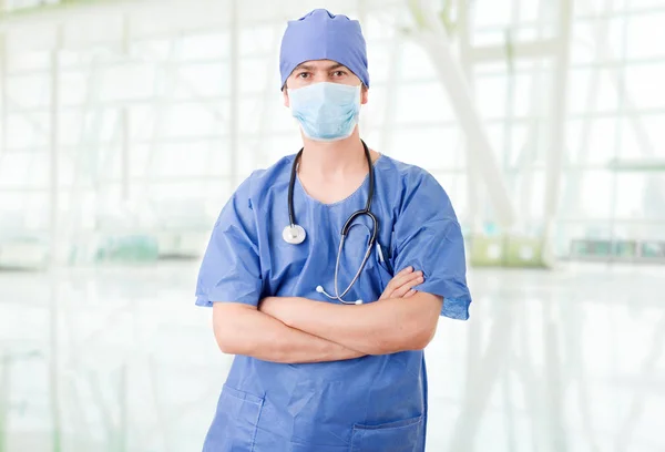 Male Doctor Hospital — Stock Photo, Image