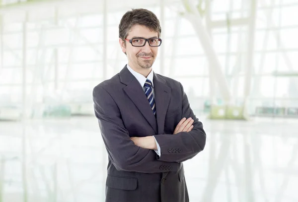 Joven Hombre Negocios Retrato Oficina —  Fotos de Stock