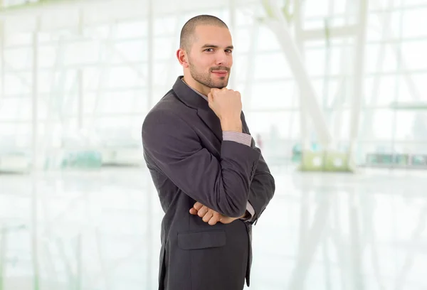 Retrato Del Hombre Negocios Feliz Oficina — Foto de Stock