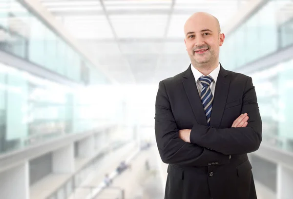 Happy Business Man Portrait Office — Stock Photo, Image