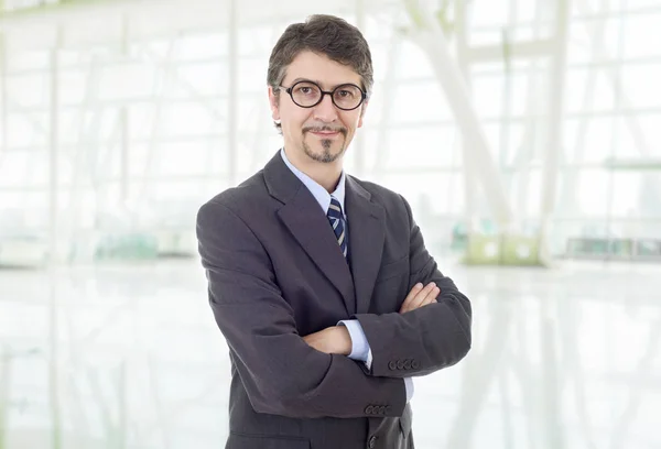 Young Business Man Portrait Office — Stock Photo, Image