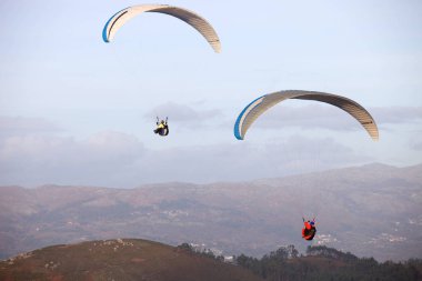 Portekiz 'in kuzeyindeki Kros Portekiz Ligi, Caldelas, Portekiz.