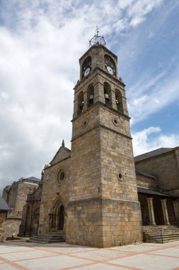 Eski Kilisesi Puebla de Sanabria, Castilla y Leon, İspanya
