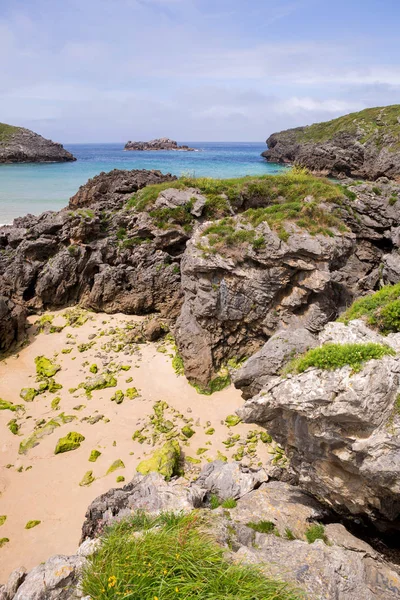 西班牙Picos Europa Llanes的Barro海滩 — 图库照片