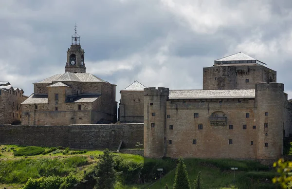 Vista Puebla Sanabria Castilla León España — Foto de Stock