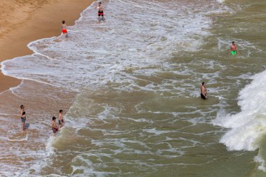 Sinyora da Rocha Sahili, Armacao de Pera balıkçı köyü, Algarve, Portekiz