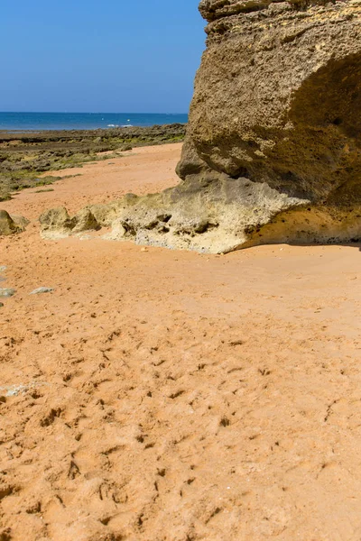 Bella Spiaggia Albufeira Algarve Sud Del Portogallo — Foto Stock