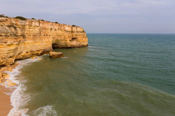 Krásná Pláž Praia Marinha Marinha Algarve Portugalsko — Stock fotografie