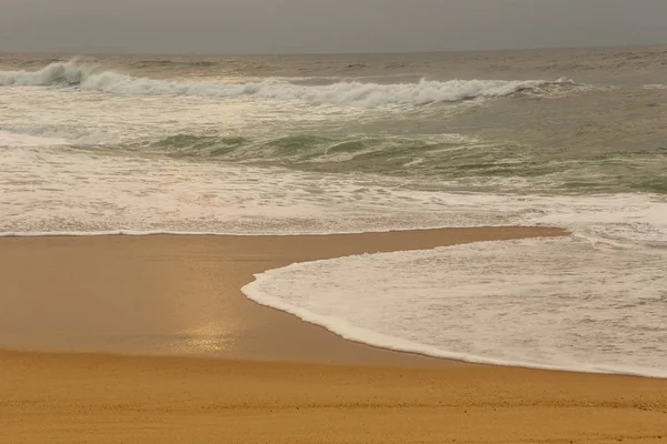 Plage Près Porto Dans Nord Portugal — Photo